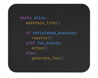 Tappetino per mouse/accessorio da scrivania per programmatori, regalo umoristico per programmatori