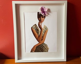 Hand-Made/Analog 12x14 Mixed Media Collage