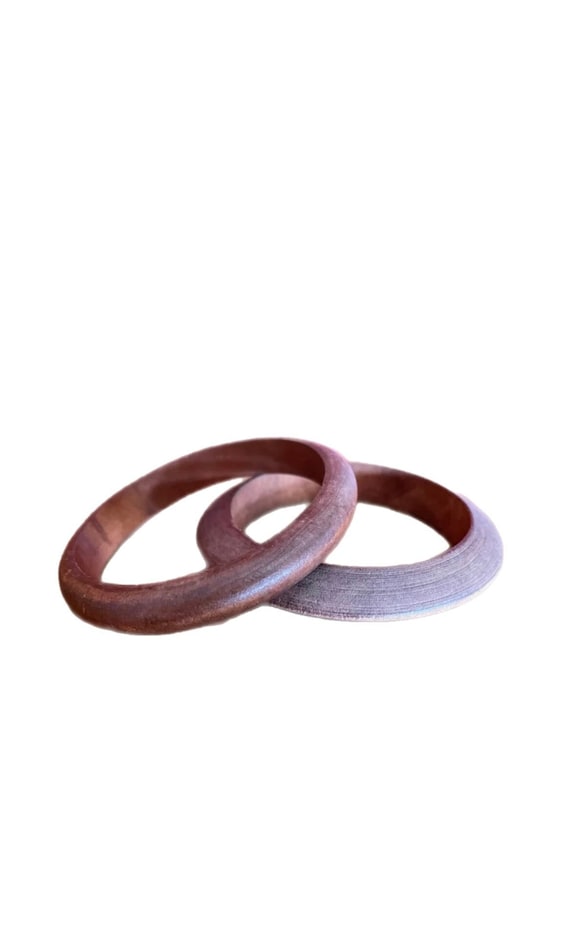 Vintage Wooden Bangles/Boho/Bohemian Style - image 1