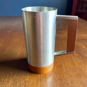 Selangor 972 Pewter Teak Wood Tankard Tumbler Mug Stein