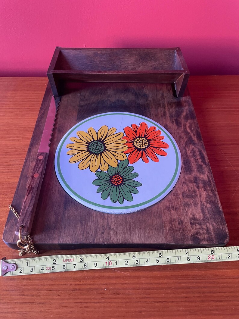 Look what I found thrifting! A vintage cheese and cracker serving dish