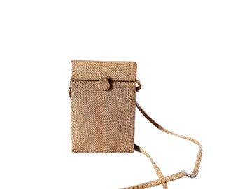 Vintage Designer Snakeskin Purse/Clutch, Susan Bennis/Warren Edwards