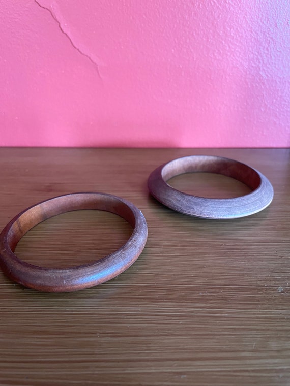 Vintage Wooden Bangles/Boho/Bohemian Style - image 3