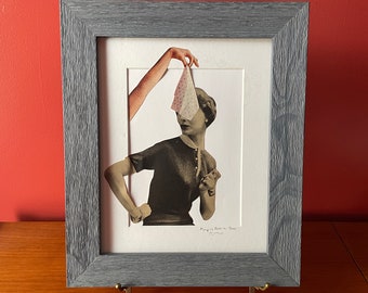 Hand-Made Collage, 12.5x 10.5 Framed
