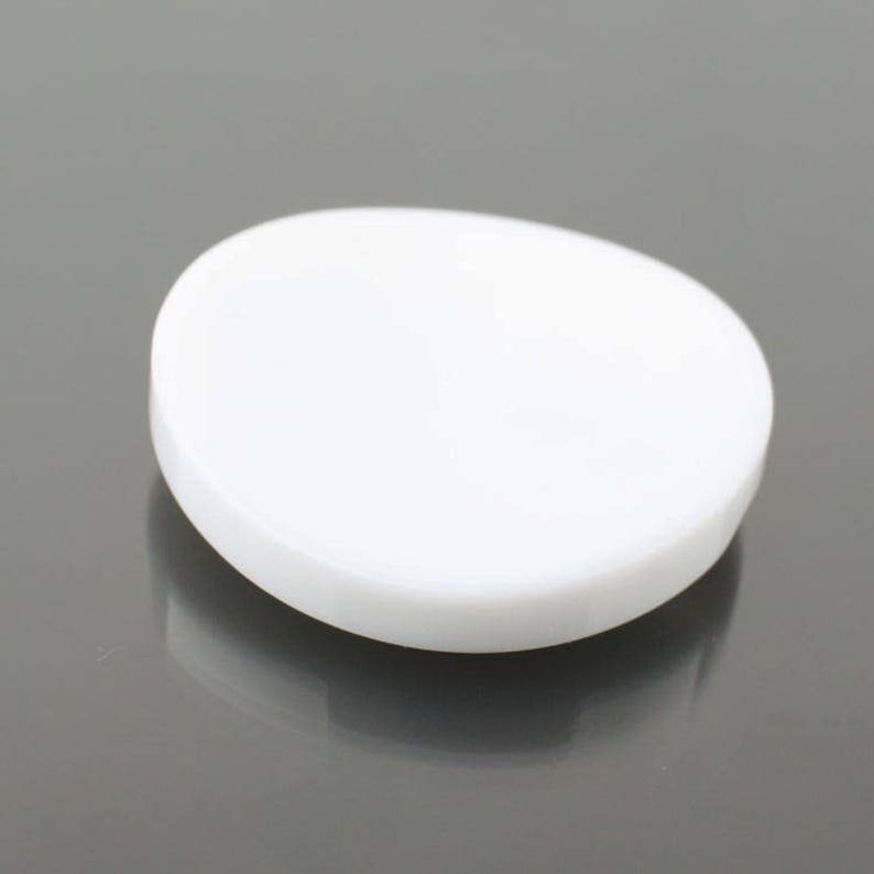 10 Pcs 0.83~1.50 Inches BlackWhite Curved Resin Buttons for Coats Sweaters