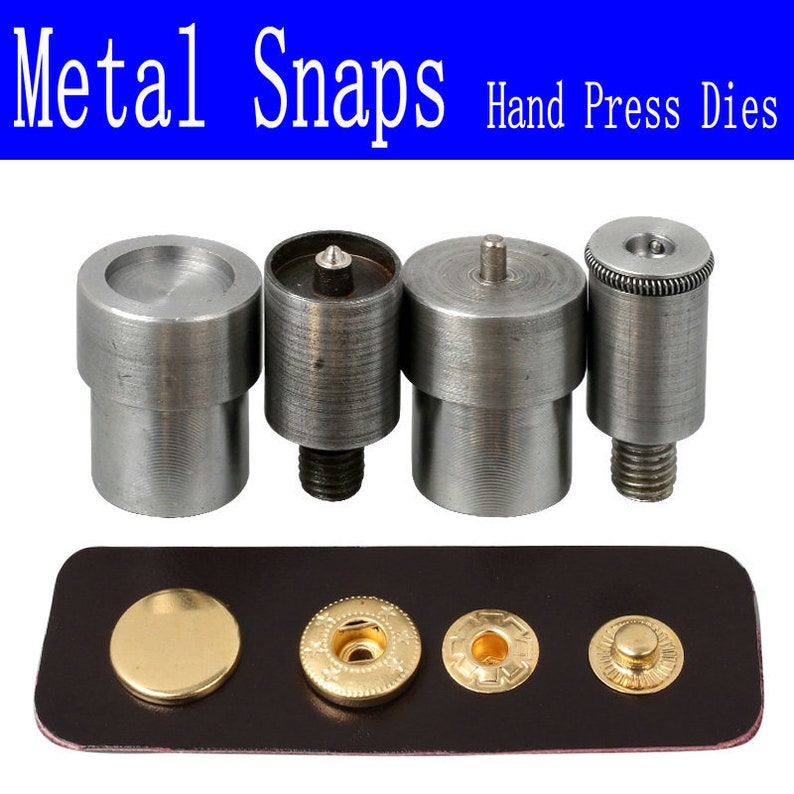 1 Set Steel Snap Dies 655/633/831/201/203/501/503 Tools for Etsy