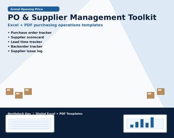Toolkit voor inkoop- en leveranciersbeheer