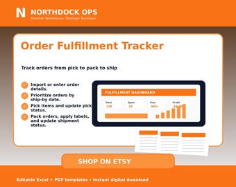 Order Fulfillment Tracker Small Business
