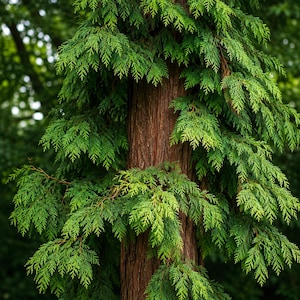Western Red Cedar Tree (1) Bare Root Thuja plicata 6–12 Inch