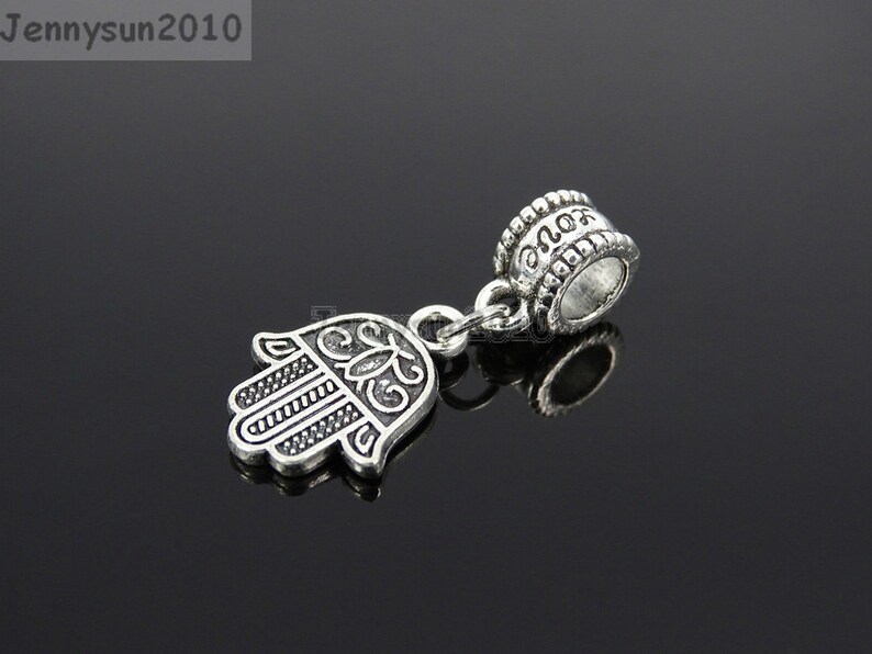 Tibetan Silver//Gold Hole Spacer Connector Beads Charms Pendants Crafts Making