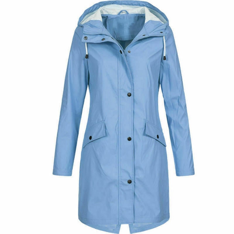 ladies rain mac with hood