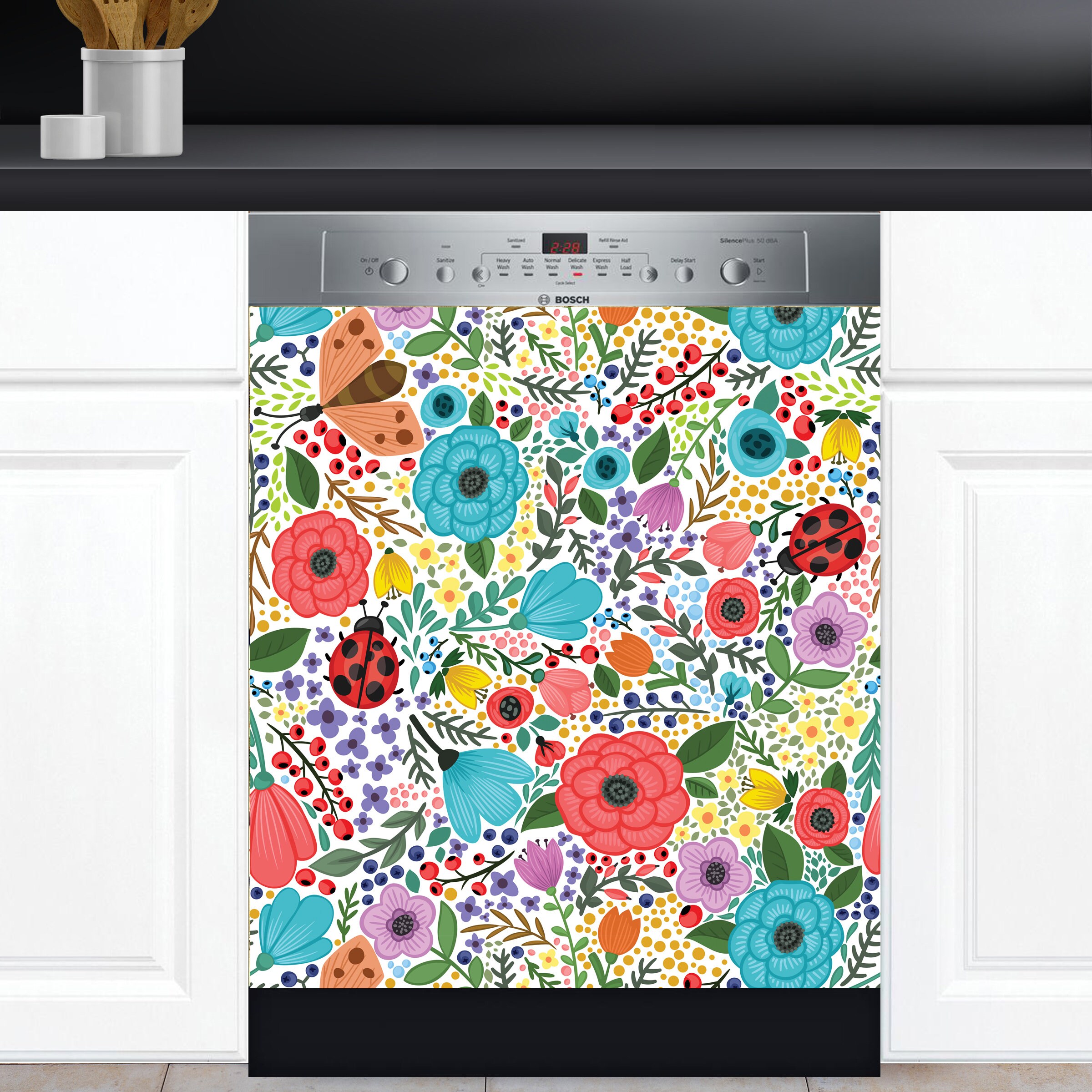 Dishwasher Cover Choose or Vinyl Decal Sticker Etsy UK