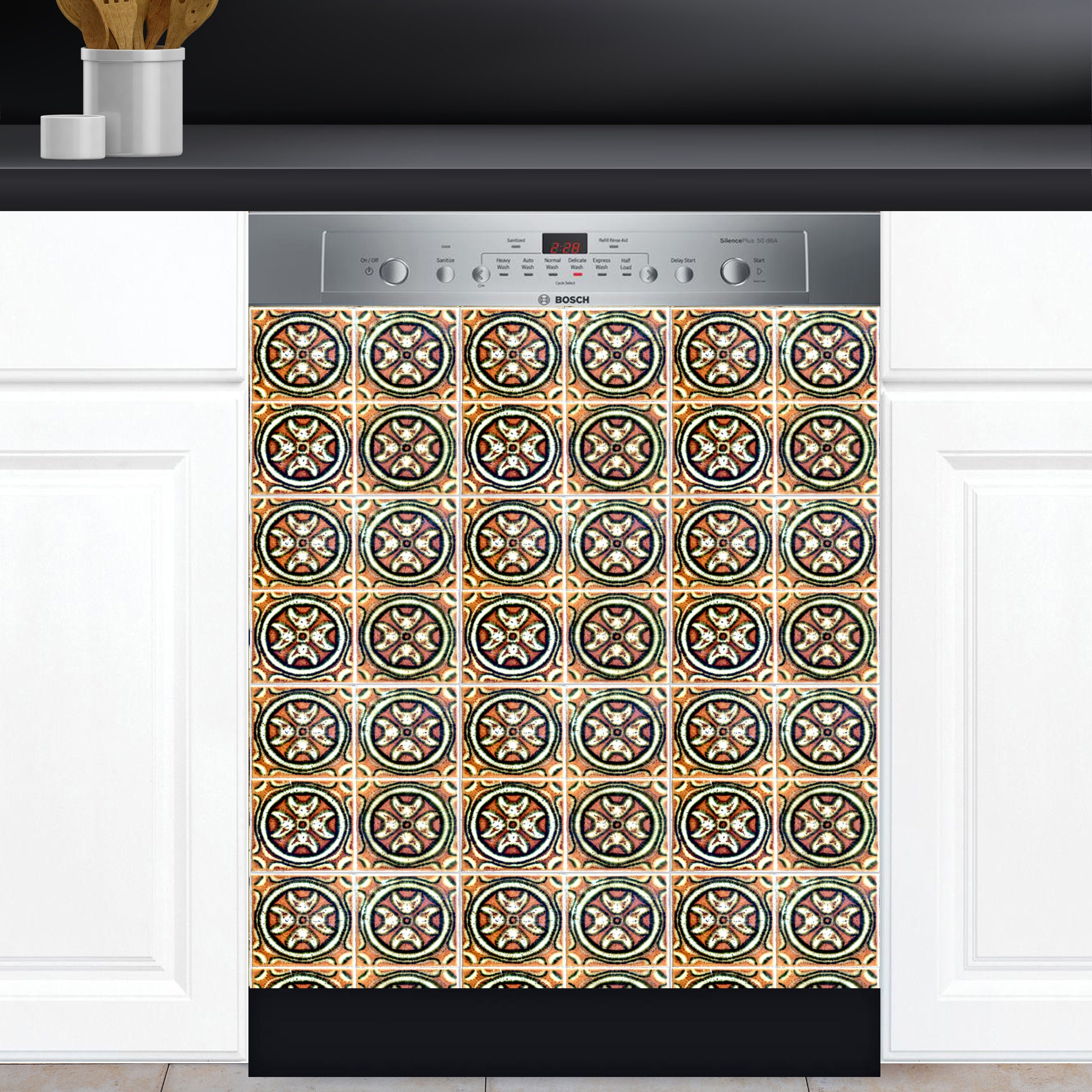 Dishwasher Cover Choose Or Vinyl Decal Sticker Vintage Etsy