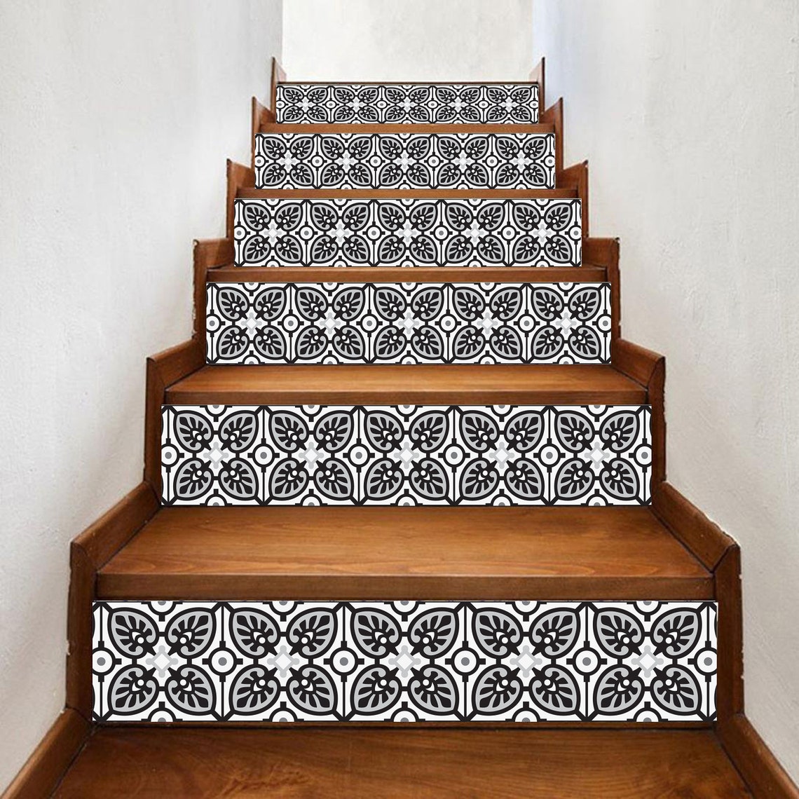 Thin Riser For Window Geometrical Pattern Stair Riser, Window Sill, Tile Stickers 7 Inch X 36 ...