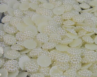 Cabochon Resin Flatback Pearl Lots, Honey Comb