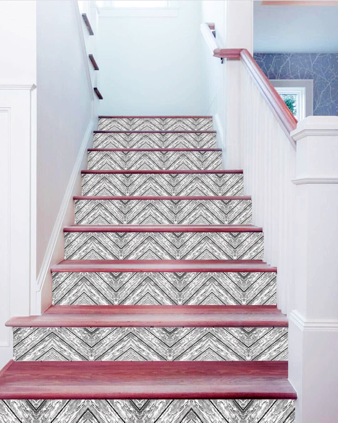 Thin Riser For Window White Peeling Wood Stair Riser, Window Sill, Tile Stickers 7 Inch X 36 ...
