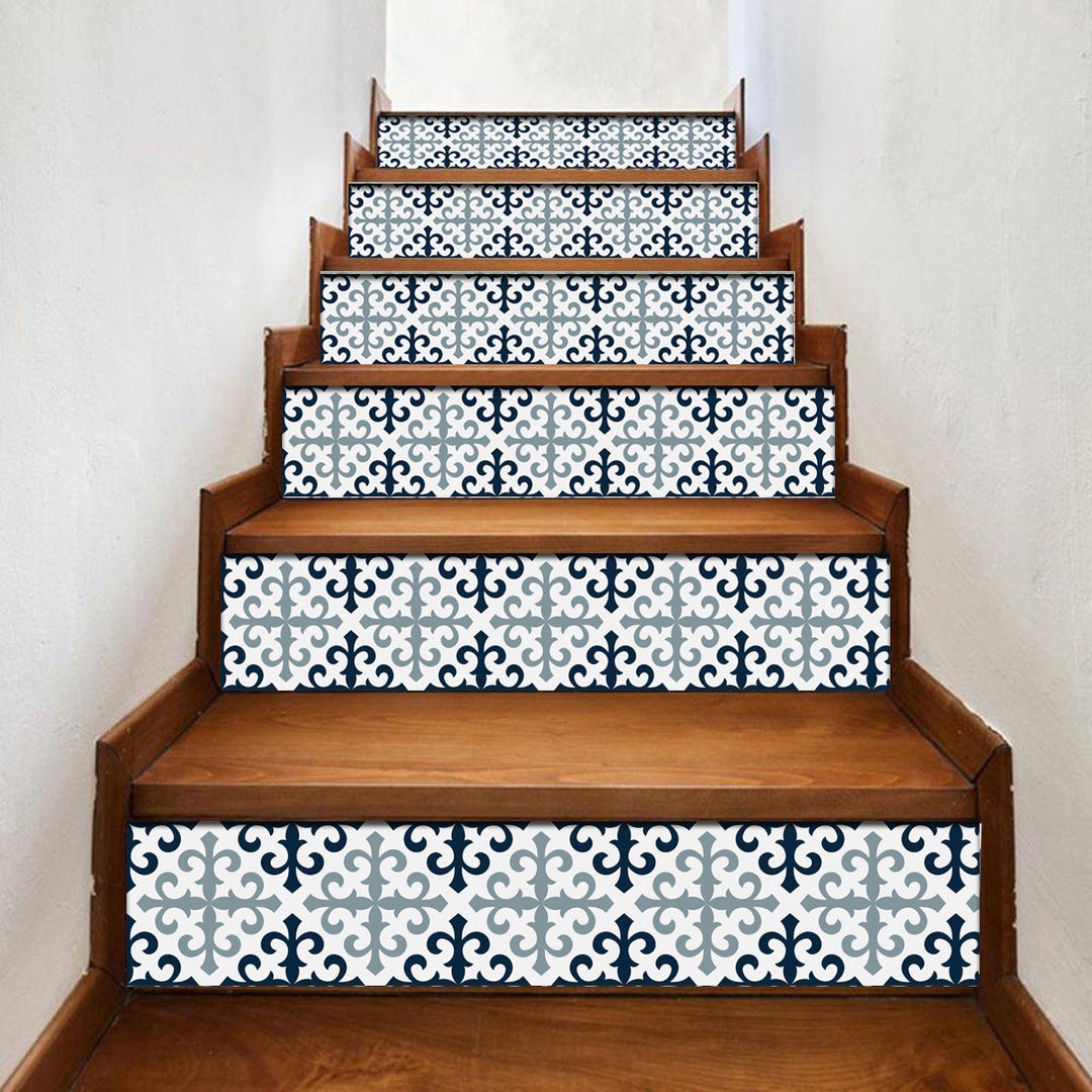 Portuguese Pattern Stair Riser Window Sill Tile Stickers 7 - Etsy
