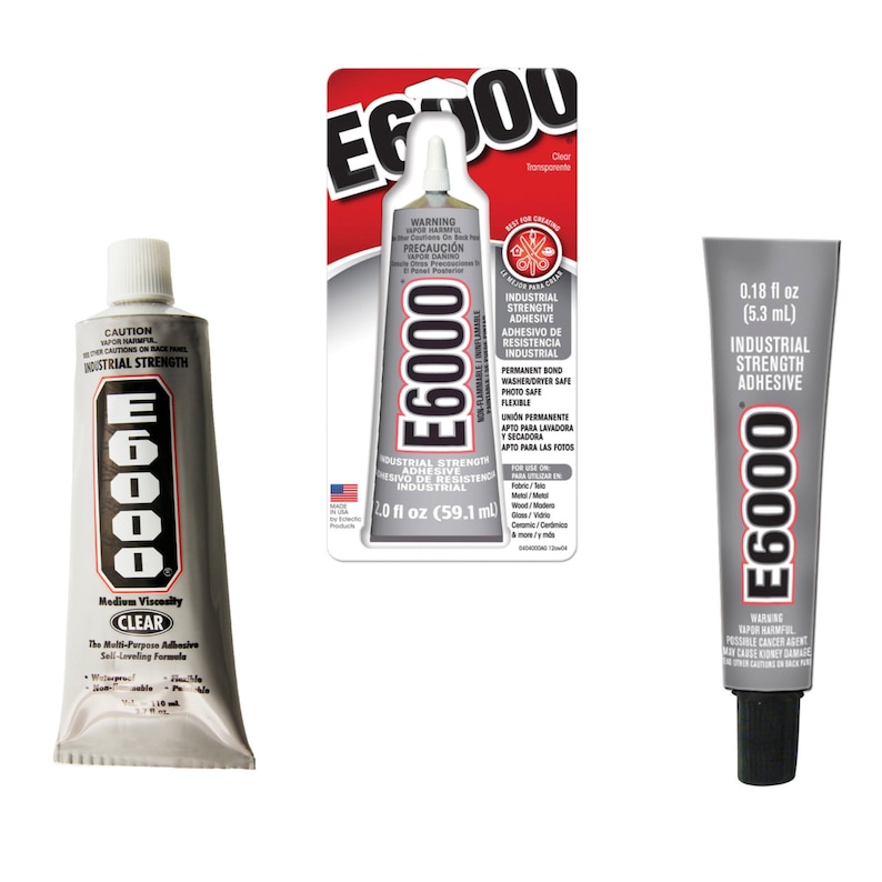 E6000 Industrial Strength Glue Adhesive Permanent Bond Multi Etsy