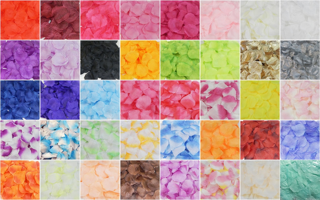 500 Silk Rose Petals for Wedding Flower Bridal Decoration Girl's