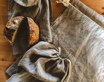 Linen Bread Bag