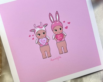 Sonny Angels Valentine Friends Print