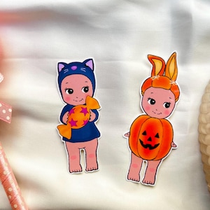 Sonny Angel Halloween Trick or Treat  Art stickers
