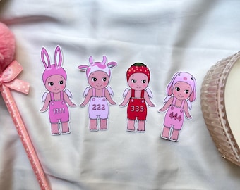 Sonny Angel Numbers Sticker