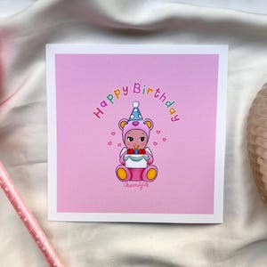 Sonny Angel Geburtstagsbär Print alles Gute zum Geburtstag