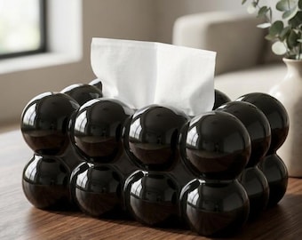 Bubble Tissue Box Cover for Modern Home Decor