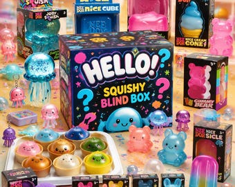 Squishy Blind Box With Cute Animal And Food Designs For Kids Sensory Play And Stress Relief Fun Today