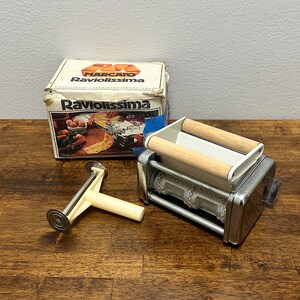 Vintage Marcato Atlas 150 Raviolissima Ravioli Maker Attachment