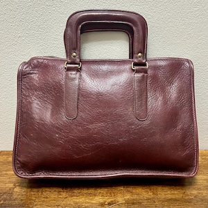 Vintage Red Coach Briefcase Satchel - Etsy