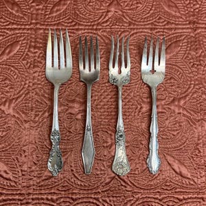 Forchetta da portata Oneida Silverplate Vintage per carne fredda - Sostituzione dell'argenteria
