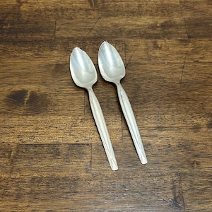 Silverplate Vintage Grapefruit Spoon, Replacement Flatware, Fruit Spoon, Mid-Century Utensils