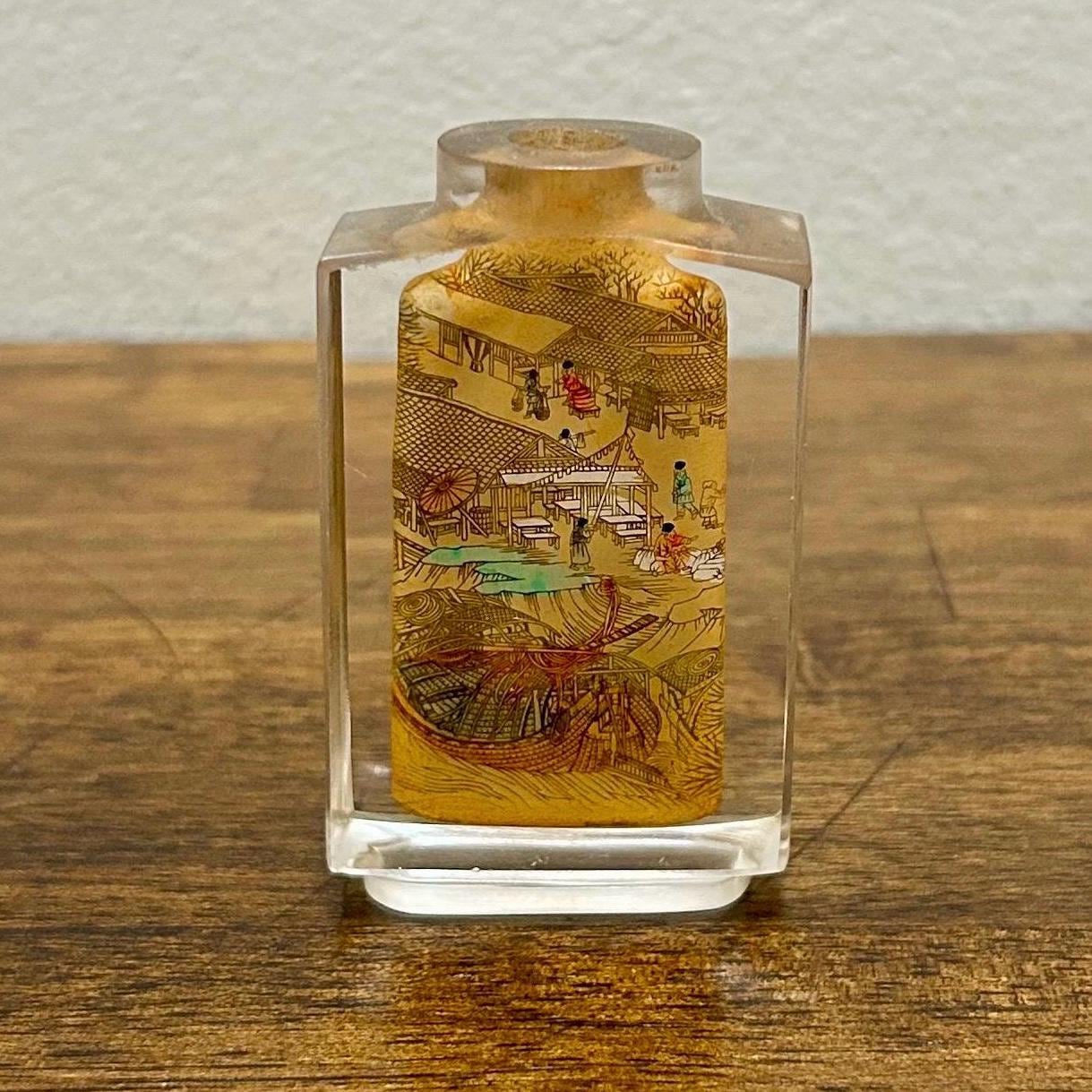 Chinese Reverse Painting Bottles - Etsy