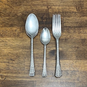 Vintage Interpur Florenz Teaspoon, Stainless Steel Replacement Flatware