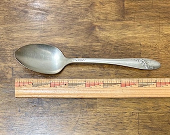 Vintage Oneida Queen Bess II Silverplate Iced Tea Spoon, Teaspoon