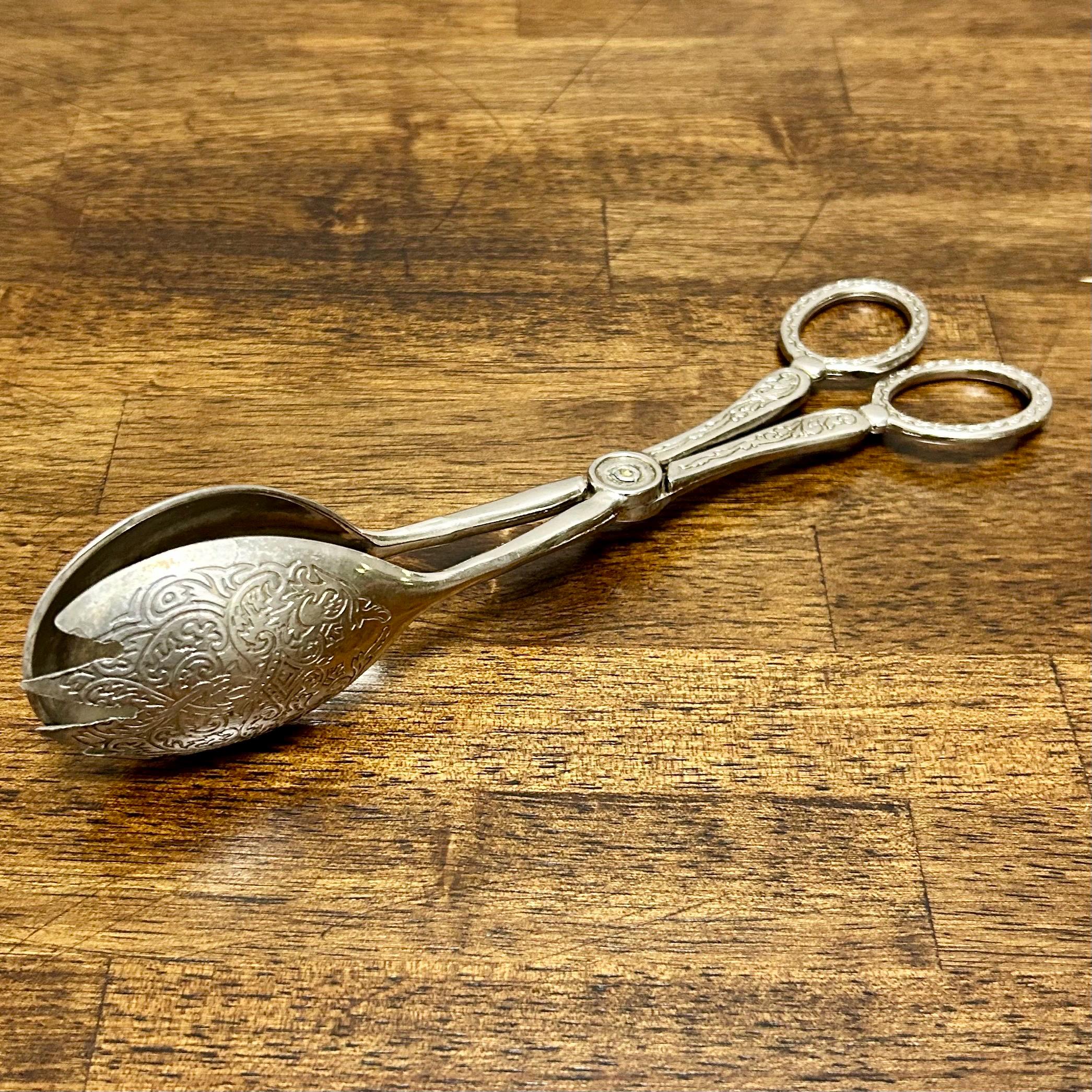 Antique Serving Tongs - Etsy
