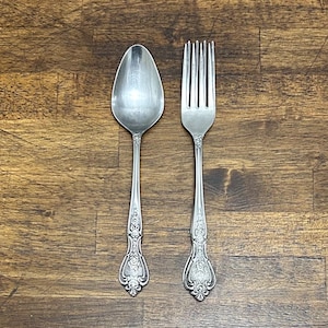 Vintage Normandy Fork, Stainless Steel Flatware Replacement, Japan - Sold Individually