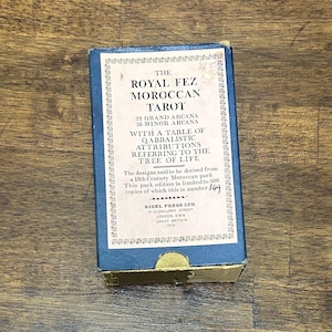 Royal Fez Moroccan Tarot Deck, Limited 149 of 500, Rare OOP Collectible Tarot 1970