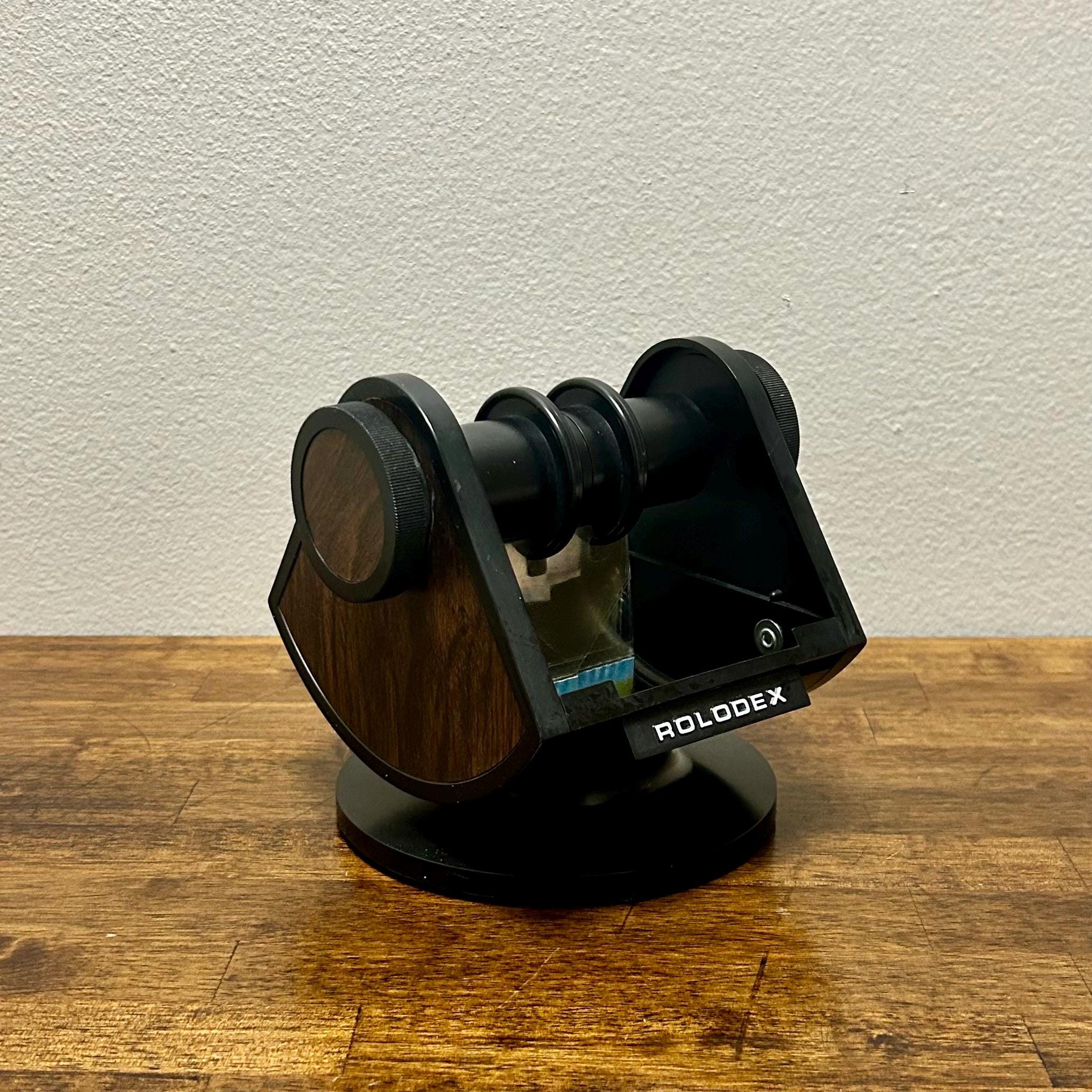 Vintage Rolodex Swivel File SW-24, 1980s Mod Turnstile Card Organizer ...