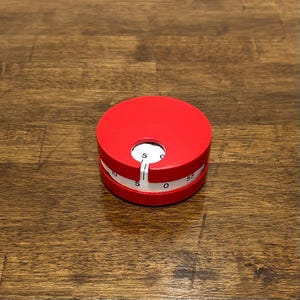 Vintage Red Terraillon Minitimer by Richard Sapper, Italy, Kitchen Timer, For Parts Not Working
