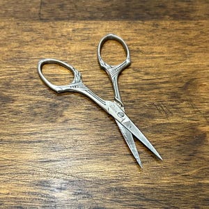 Morley Germany Vintage Ornate Embroidery Scissors, For Sewing