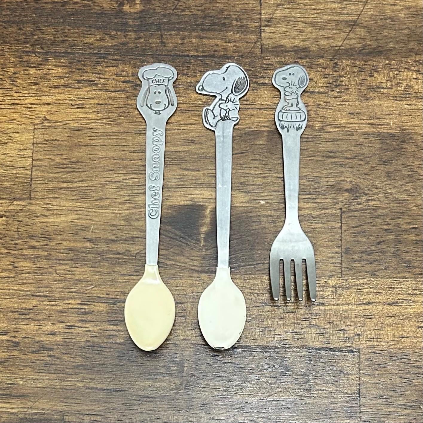 Snoopy Silverware - Etsy