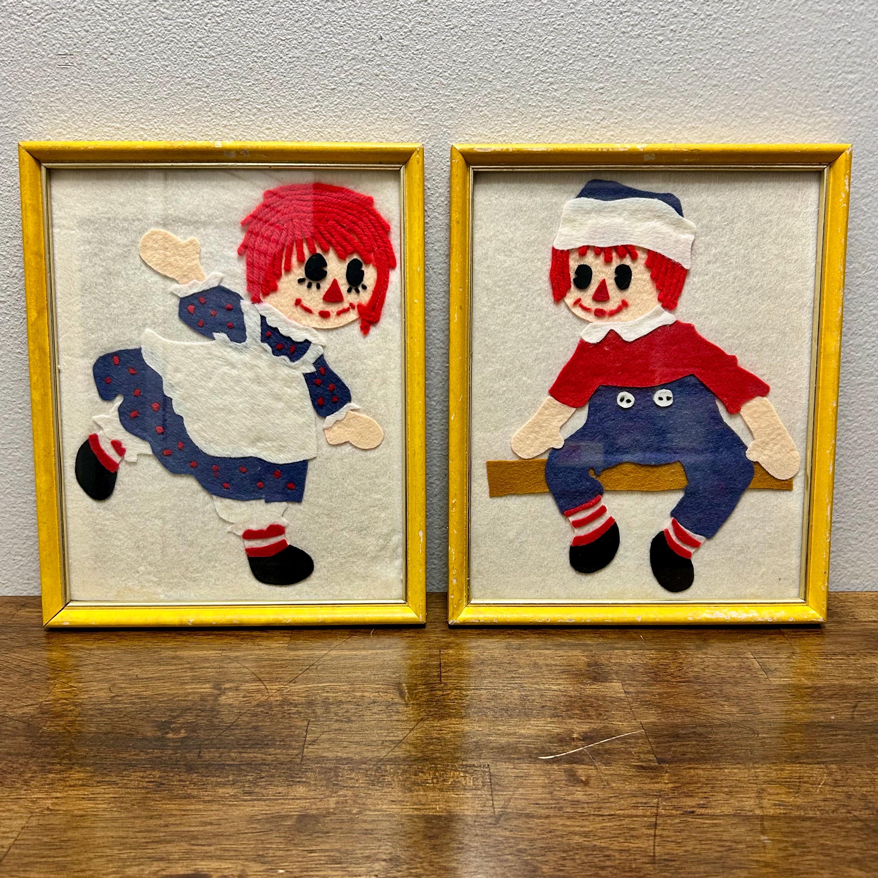 Raggedy Ann and Andy Wall Art - Etsy