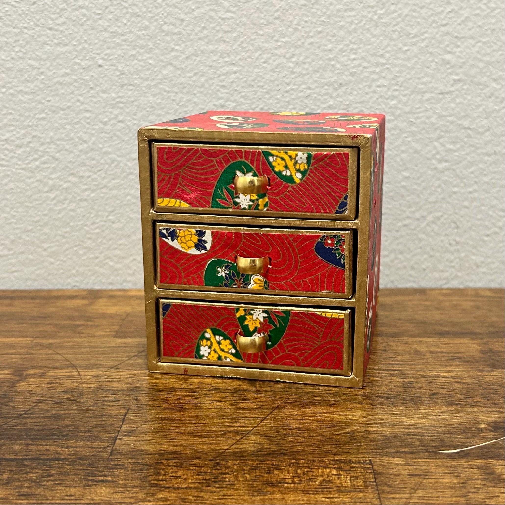 Vintage Cardboard Chest of Drawers - Etsy
