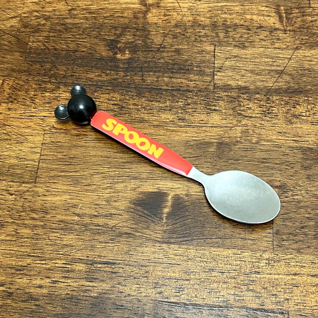 Vintage Disney Mickey Mouse Spoon, Toddler Novelty Stainless Steel ...