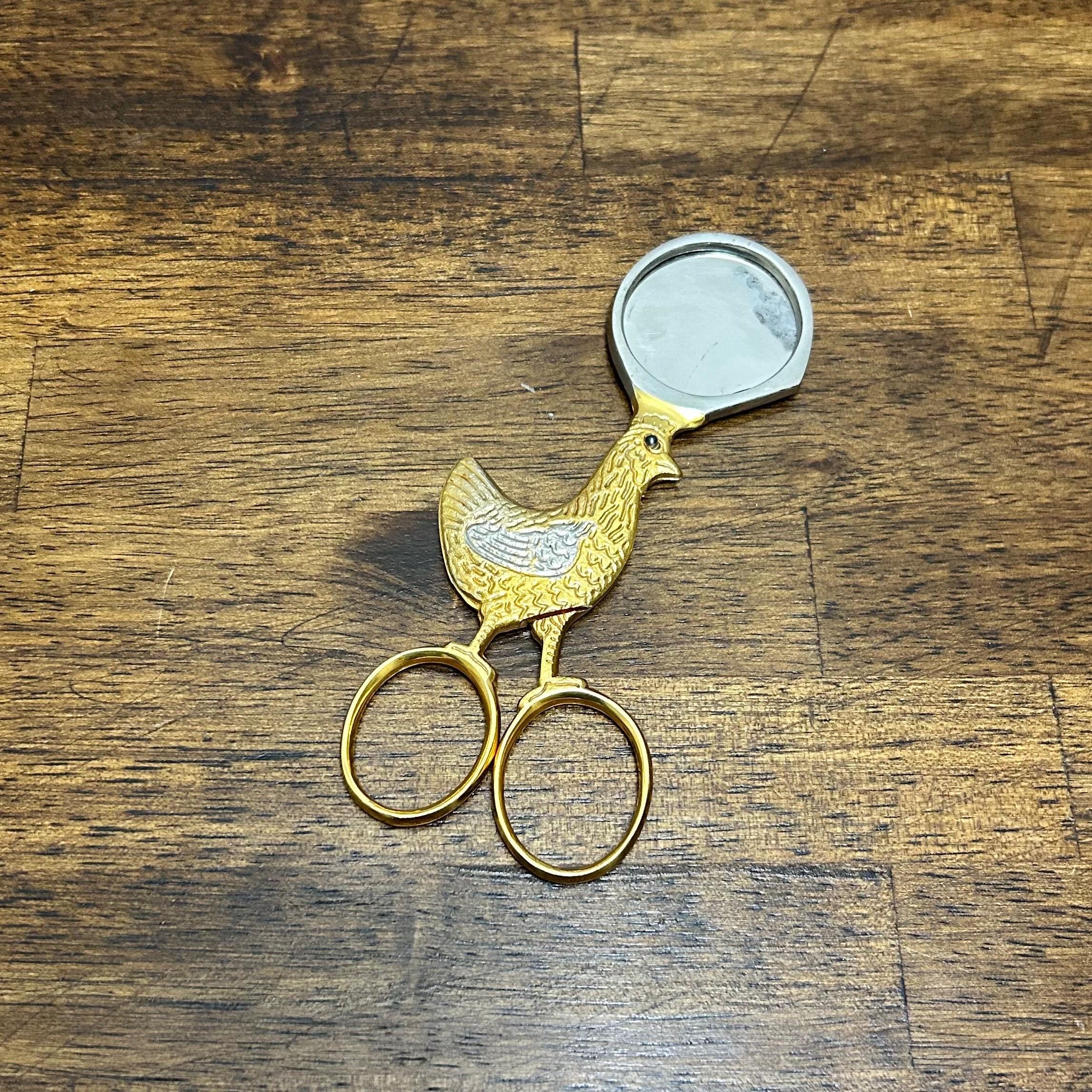 Vintage Coles Germany Brass Chicken Egg Scissors – Soft Boiled Egg