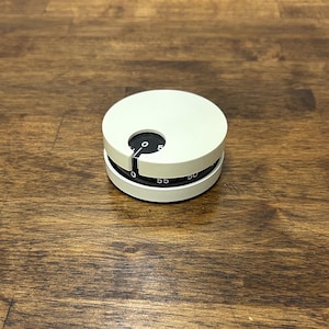 Vintage Black & White Terraillon Minitimer by Richard Sapper, Italy, Kitchen Timer, Working!