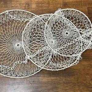 Vintage 3-Tier-hängender Drahtkorb, Obst- und Gemüseaufbewahrung, Metallproduktkorb, Küchenorganisator, Gelb, Weiß, Silber, Gold oder Schwarz